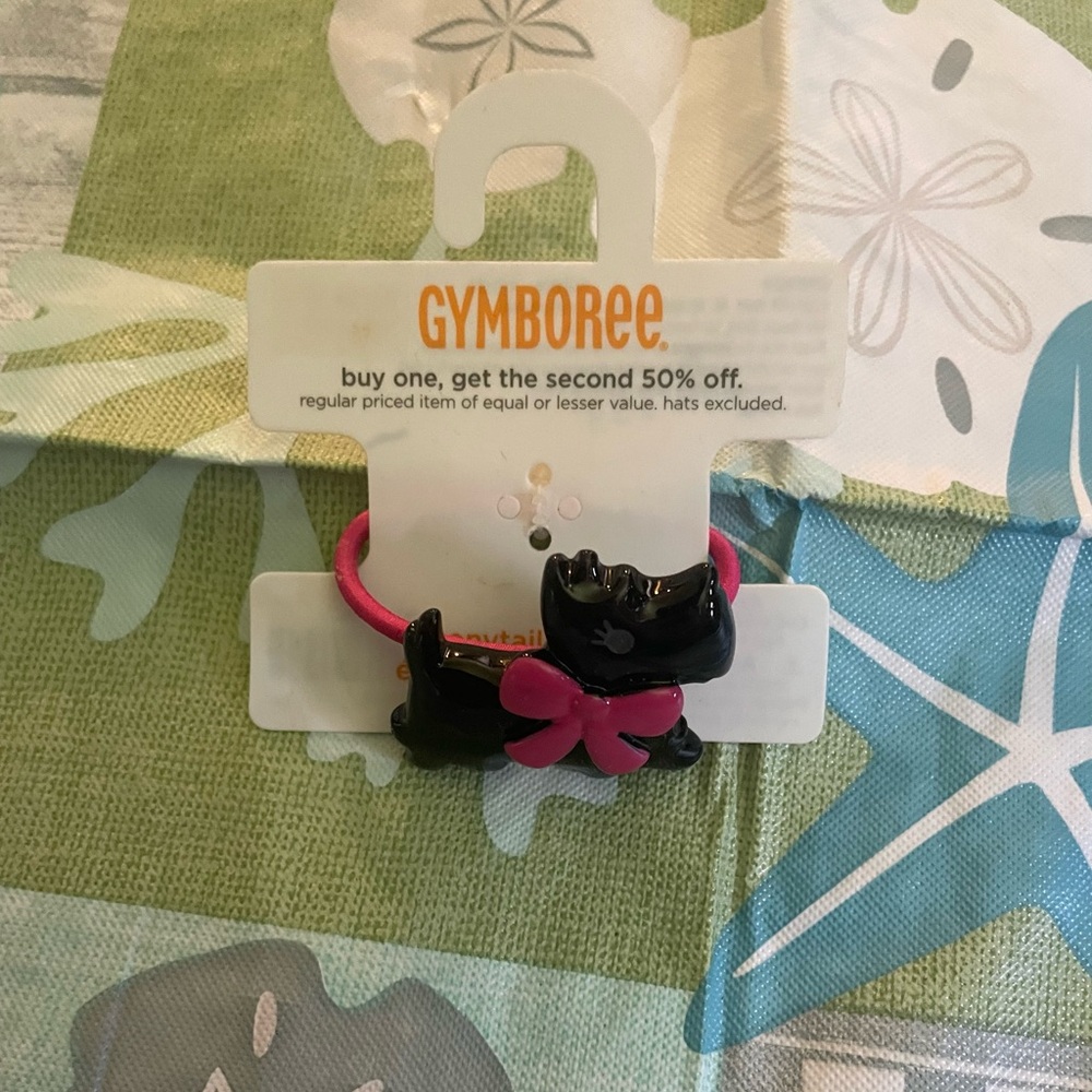 NWT GYMBOREE Scottie Dog HAIR TIE EMBELLISHMENT